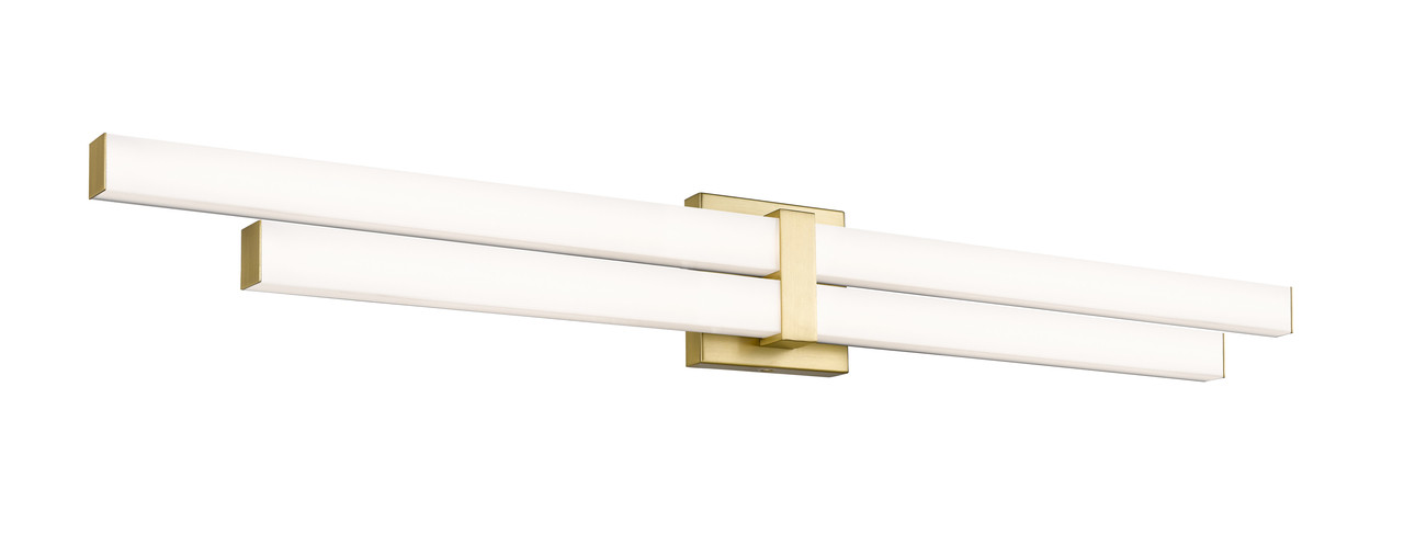 Z-LITE 1008-40W-MGLD-LED 2 Light Vanity, Modern Gold