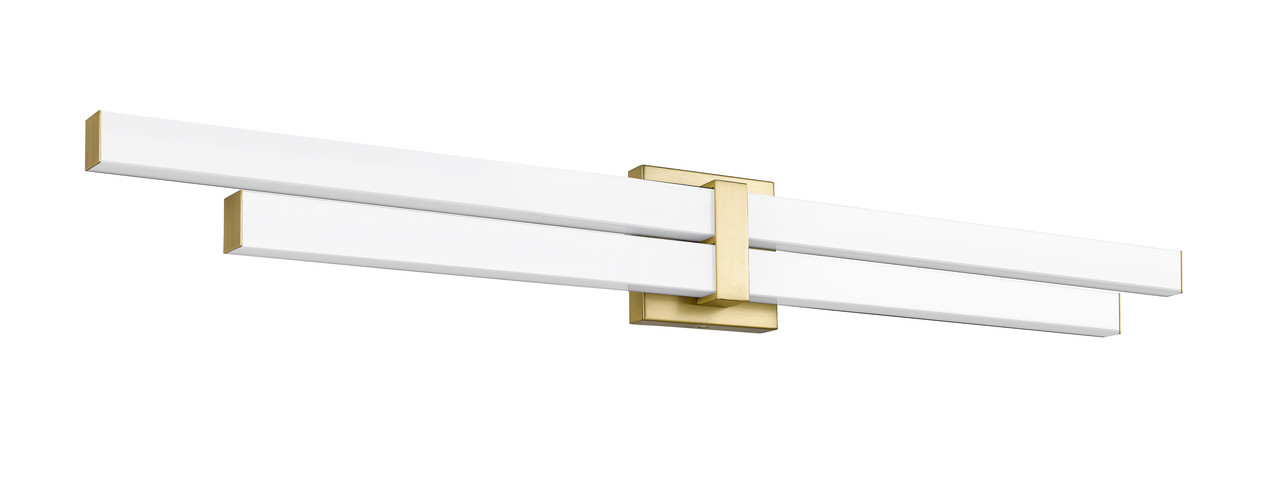 Z-LITE 1008-40W-MGLD-LED 2 Light Vanity, Modern Gold