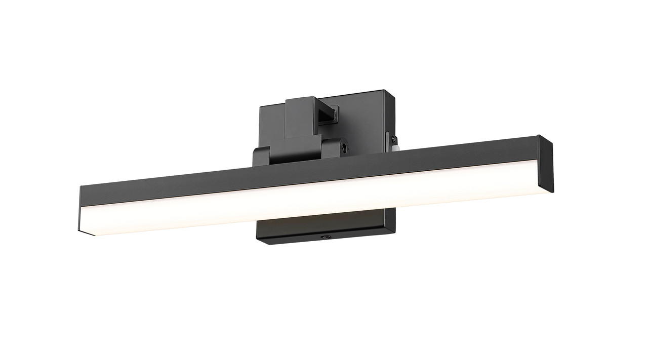 Z-LITE 1009-18W-MB-LED 1 Light Vanity, Matte Black