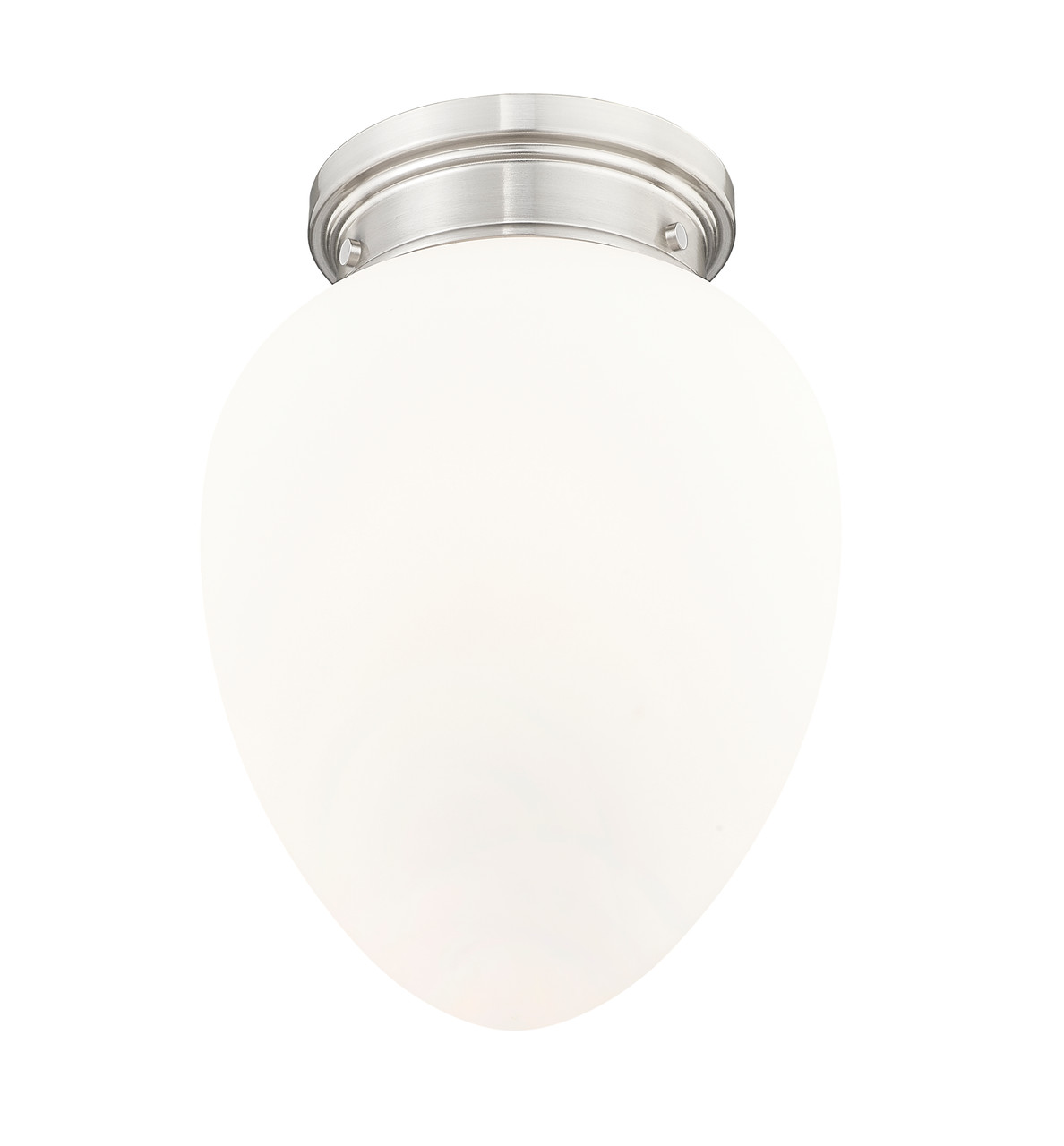 Z-LITE 1945F9-BN 1 Light Flush Mount, Brushed Nickel