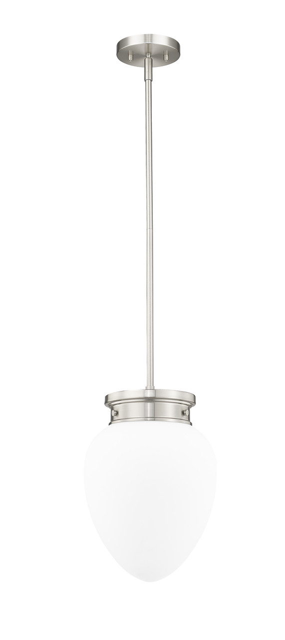 Z-LITE 1945P9-BN 1 Light Pendant, Brushed Nickel