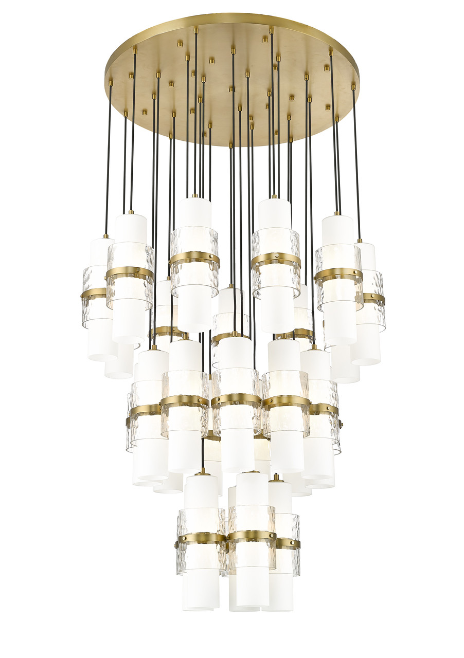 Z-LITE 1946P-27R-MGLD 27 Light Chandelier, Modern Gold