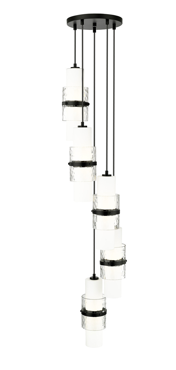 Z-LITE 1946P-5R-MB 5 Light Chandelier, Matte Black Z-LITE 1946P-5R-MB 5 Light Chandelier, Matte Black