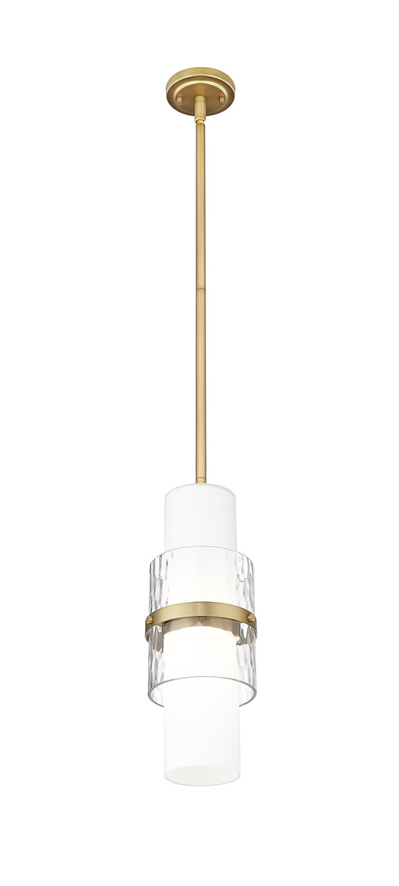 Z-LITE 1946P-ROD-MGLD 1 Light Pendant, Modern Gold