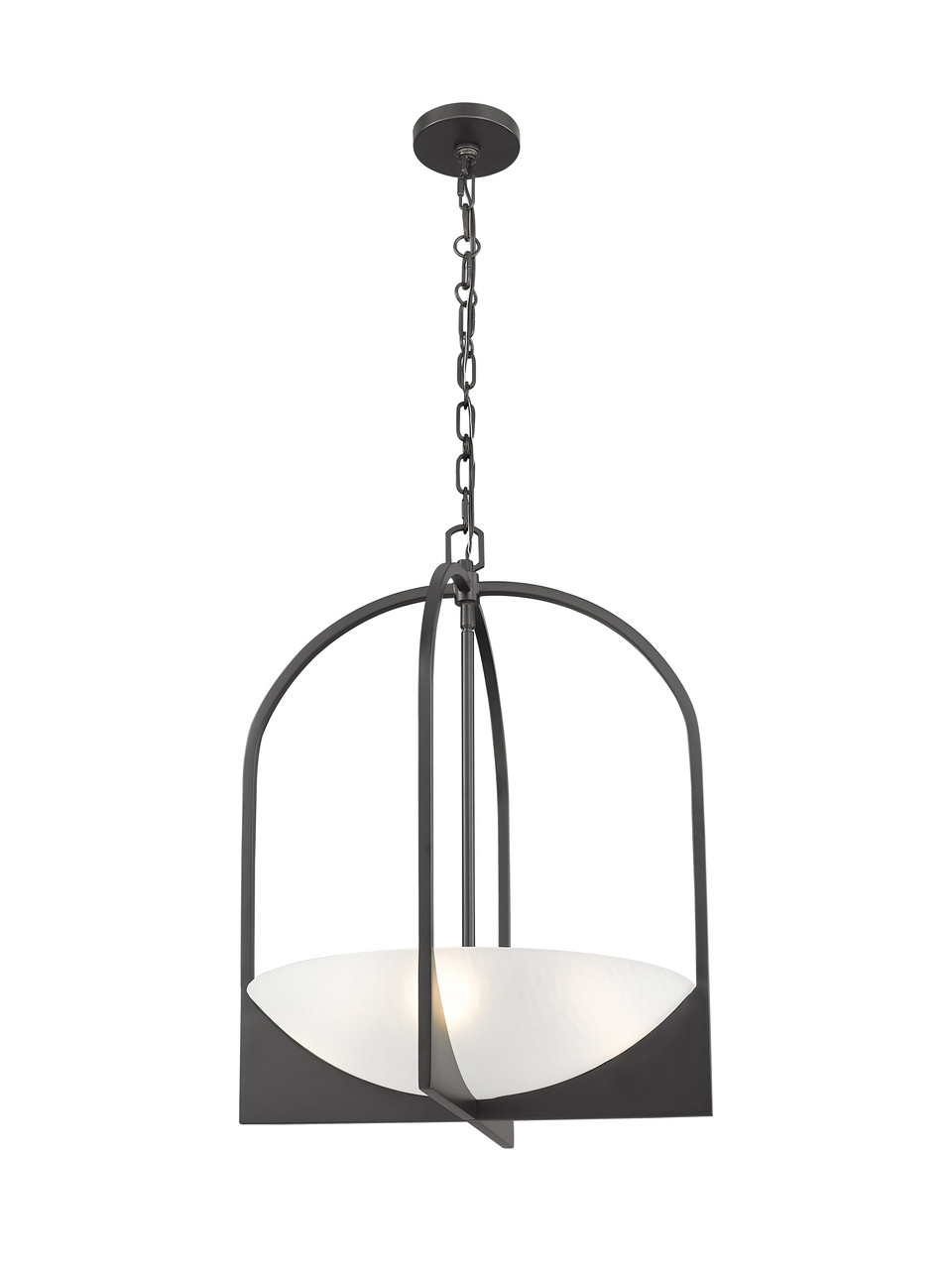 Z-LITE 1947-24MB 4 Light Pendant, Matte Black