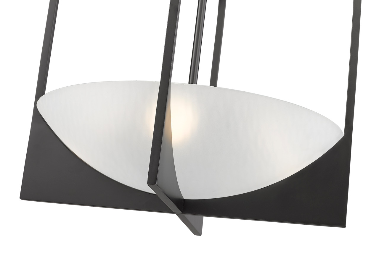 Z-LITE 1947-24MB 4 Light Pendant, Matte Black