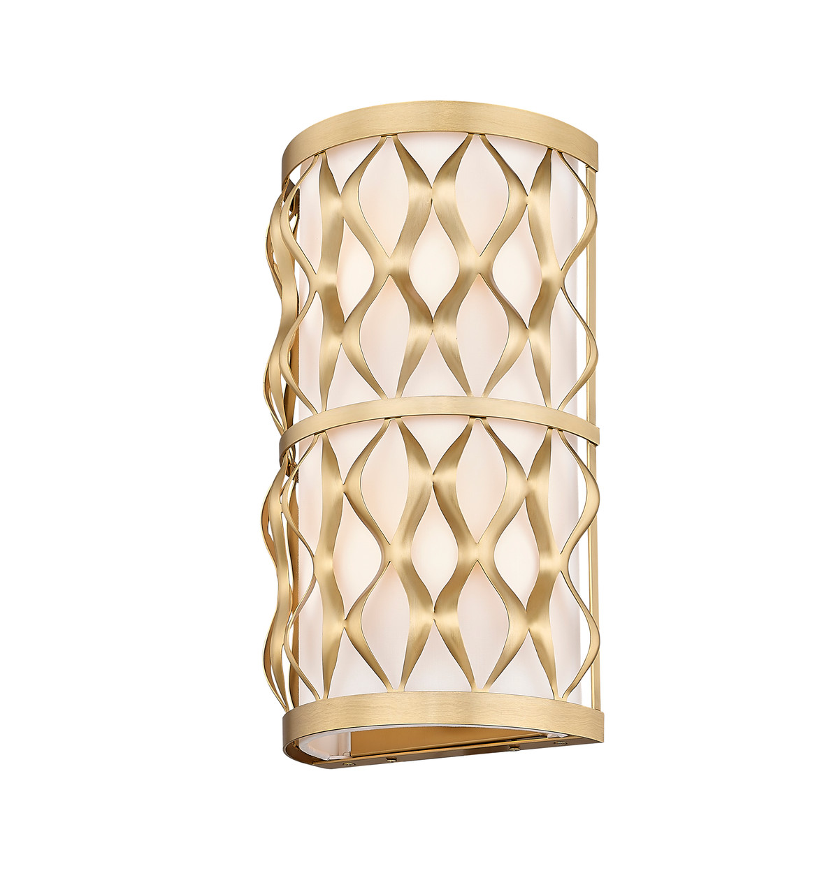 Z-LITE 1948-2S-MGLD 2 Light Wall Sconce, Modern Gold