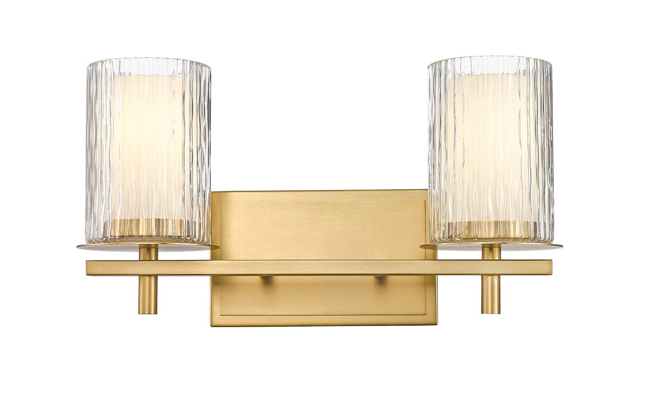 Z-LITE 1949-2V-MGLD 2 Light Vanity, Modern Gold