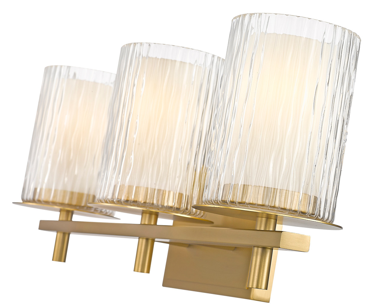 Z-LITE 1949-3V-MGLD 3 Light Vanity, Modern Gold