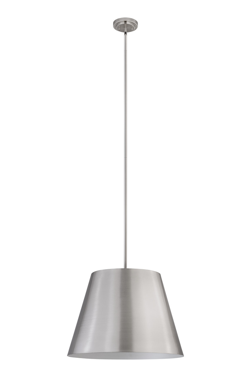 Z-LITE 2307-24BN 1 Light Pendant, Brushed Nickel