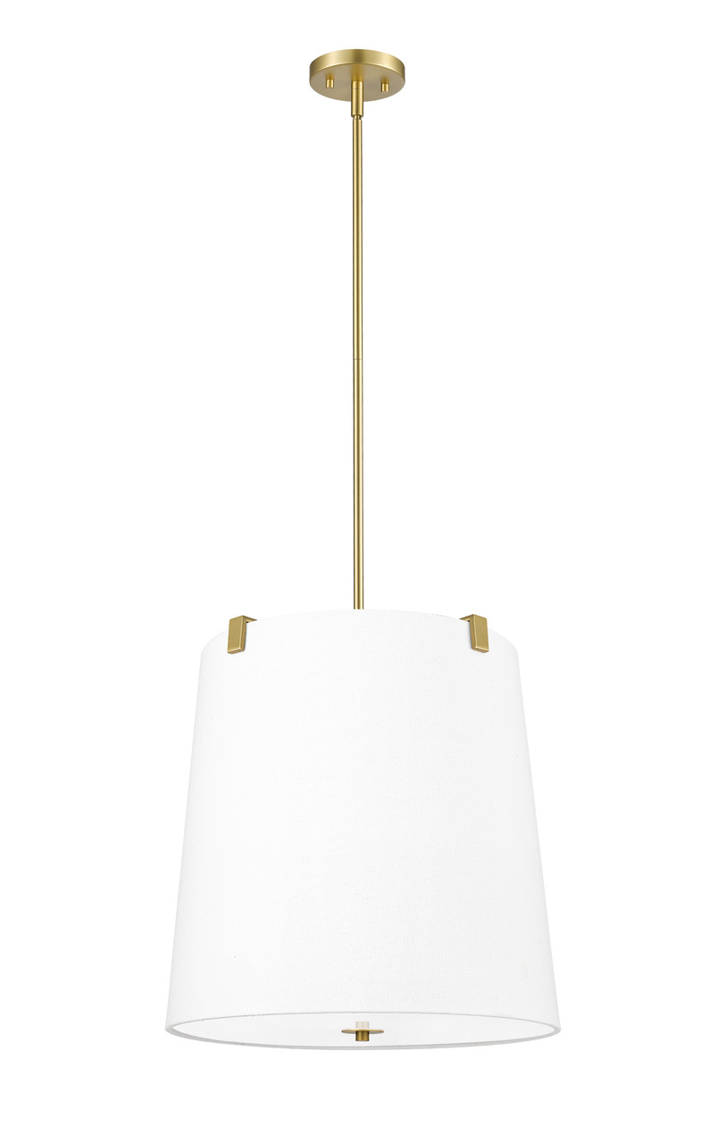 Z-LITE 3501P18-MGLD 5 Light Pendant, Modern Gold