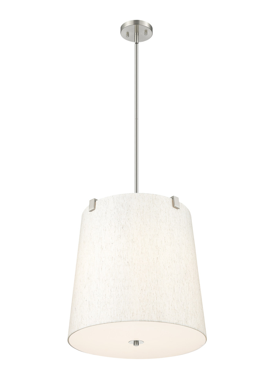 Z-LITE 3502P18-BN 5 Light Pendant, Brushed Nickel