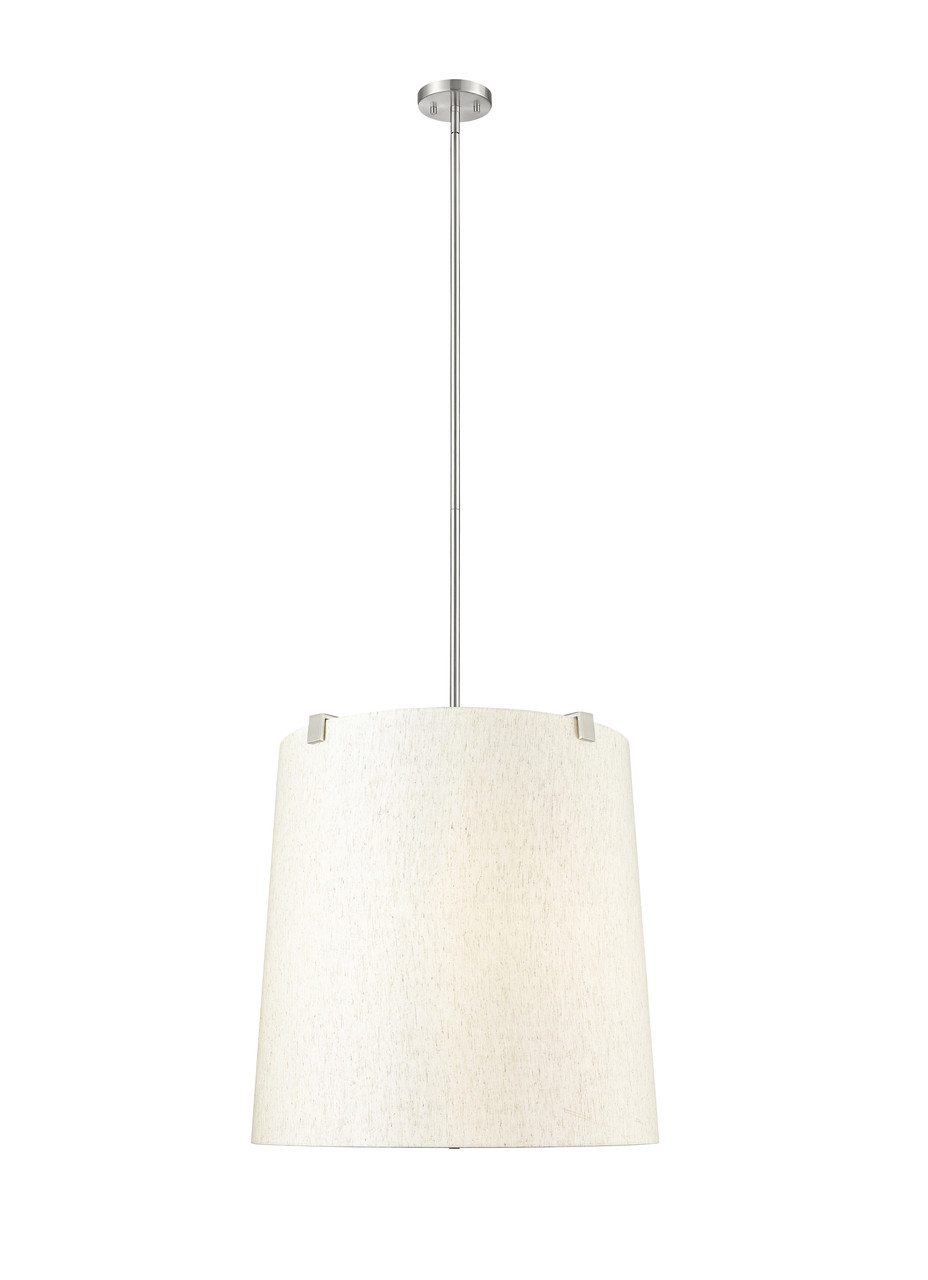 Z-LITE 3502P24-BN 6 Light Pendant, Brushed Nickel