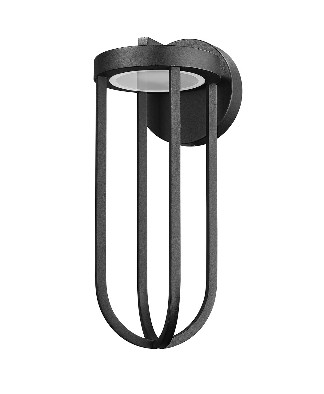 Z-LITE 5005M-BK-LED 1 Light Outdoor Wall Light, Sand Black