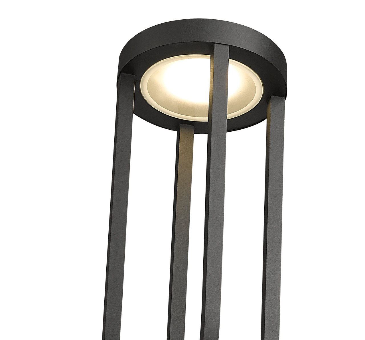 Z-LITE 5005PHB-5010P-BK-LED 1 Light Outdoor Post Mounted Fixture, Sand Black