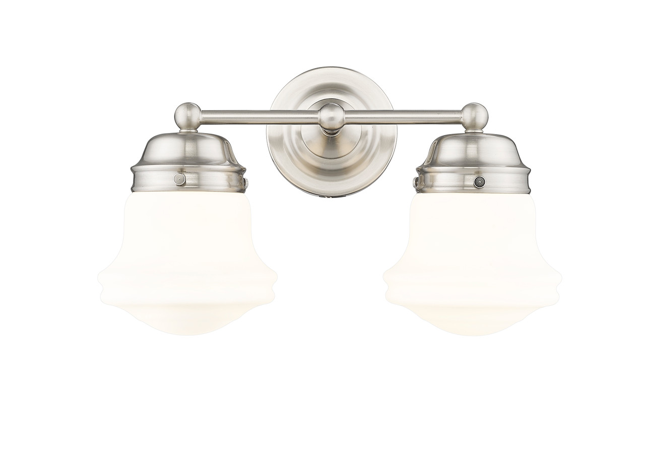 Z-LITE 735-2V-BN 2 Light Vanity, Brushed Nickel