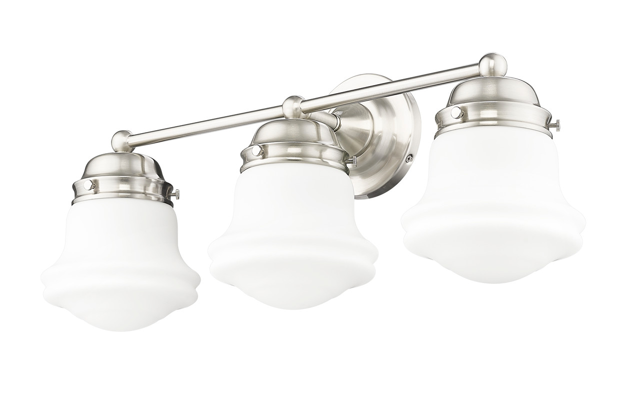 Z-LITE 735-3V-BN 3 Light Vanity, Brushed Nickel