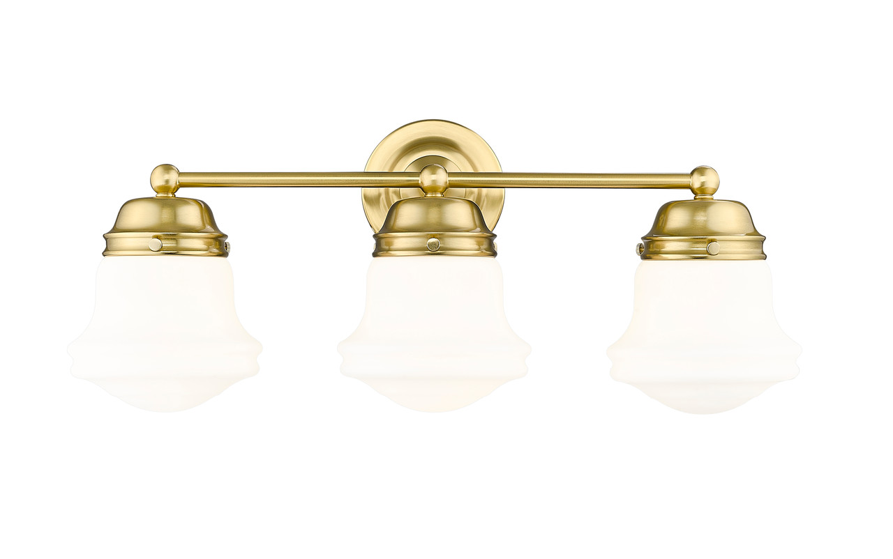 Z-LITE 735-3V-LG 3 Light Vanity, Luxe Gold