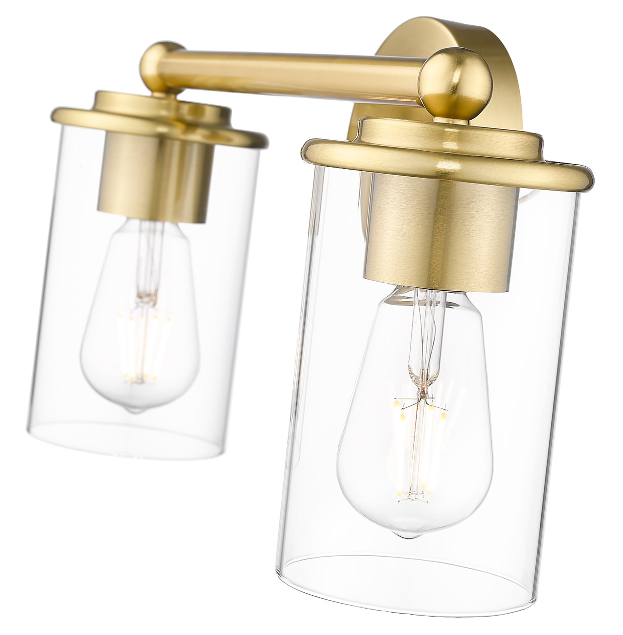 Z-LITE 742-2V-LG 2 Light Vanity, Luxe Gold