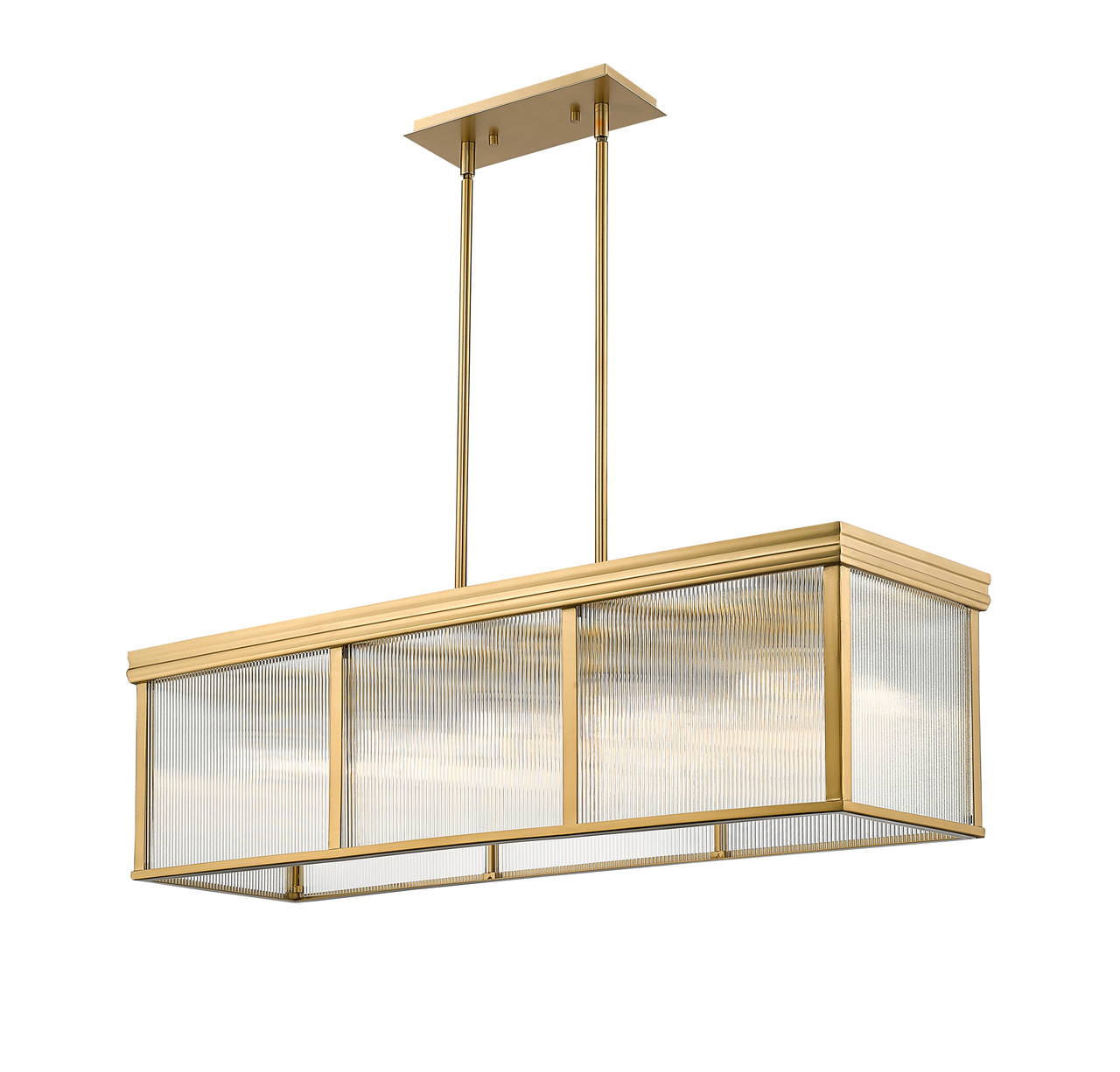 Z-LITE 7504-42L-MGLD 10 Light Pendant, Modern Gold