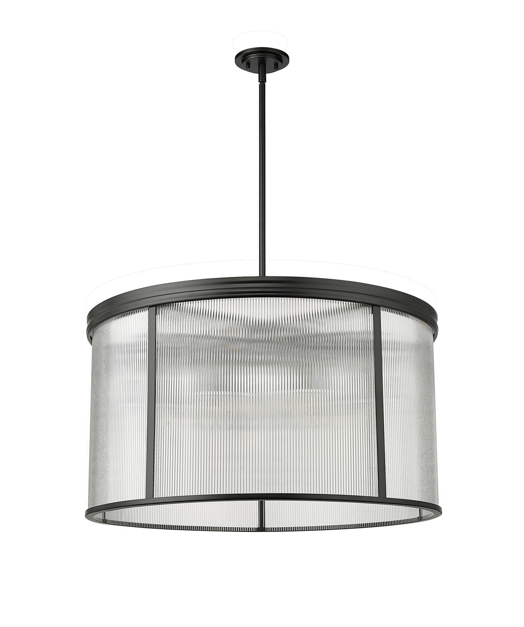 Z-LITE 7504P32-MB 9 Light Chandelier, Matte Black