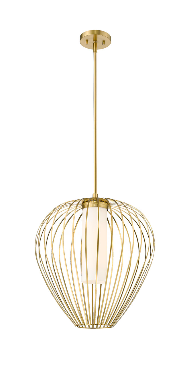 Z-LITE 7507-18MGLD 1 Light Pendant, Modern Gold