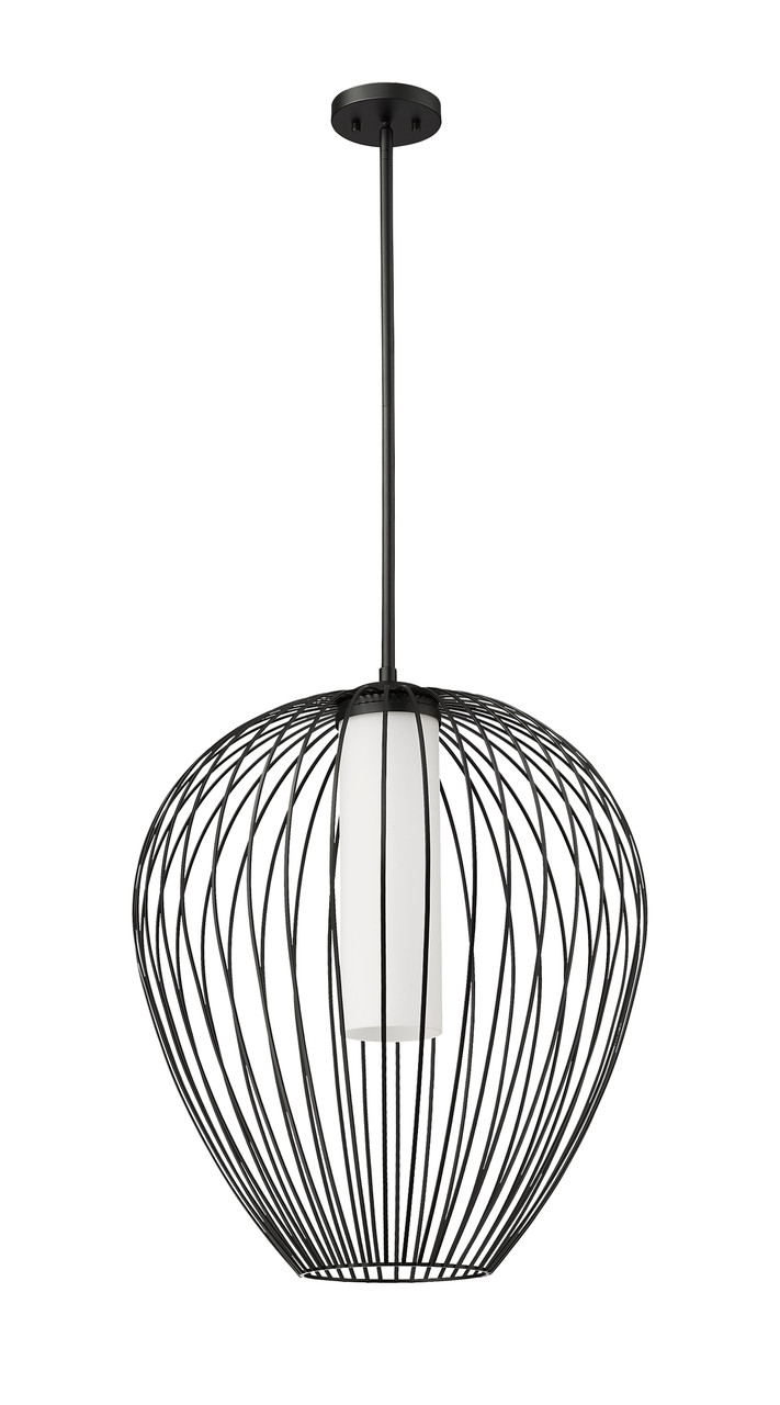 Z-LITE 7507-22MB 1 Light Pendant, Matte Black