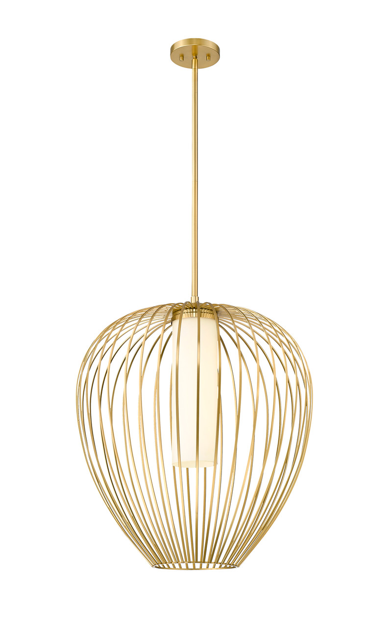 Z-LITE 7507-22MGLD 1 Light Pendant, Modern Gold