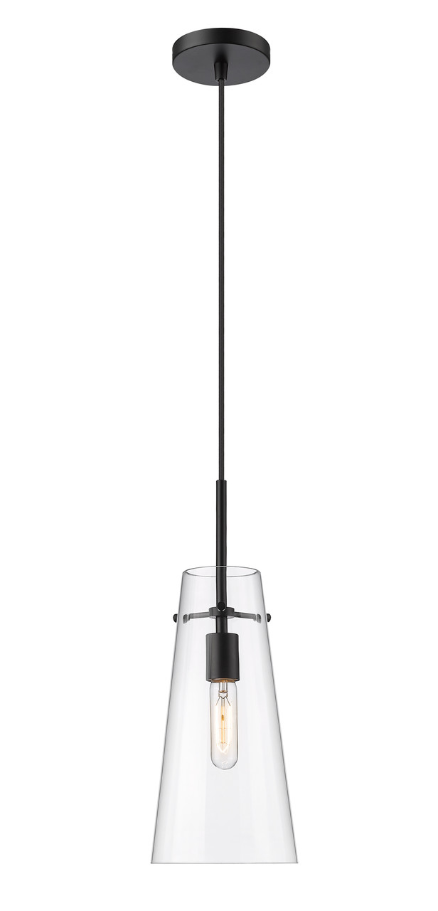 Z-LITE 7508P-MB 1 Light Pendant, Matte Black