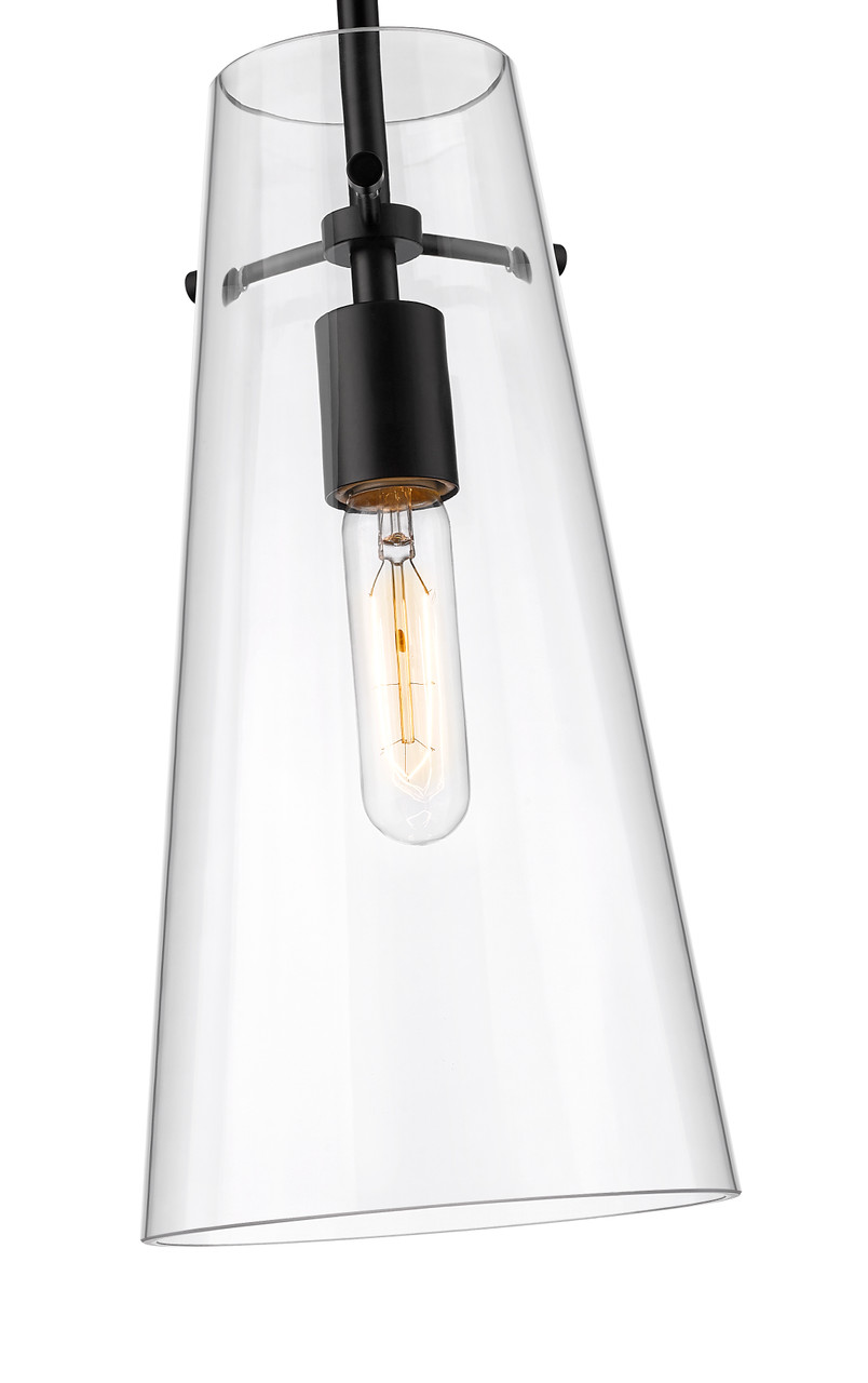 Z-LITE 7508P-MB 1 Light Pendant, Matte Black