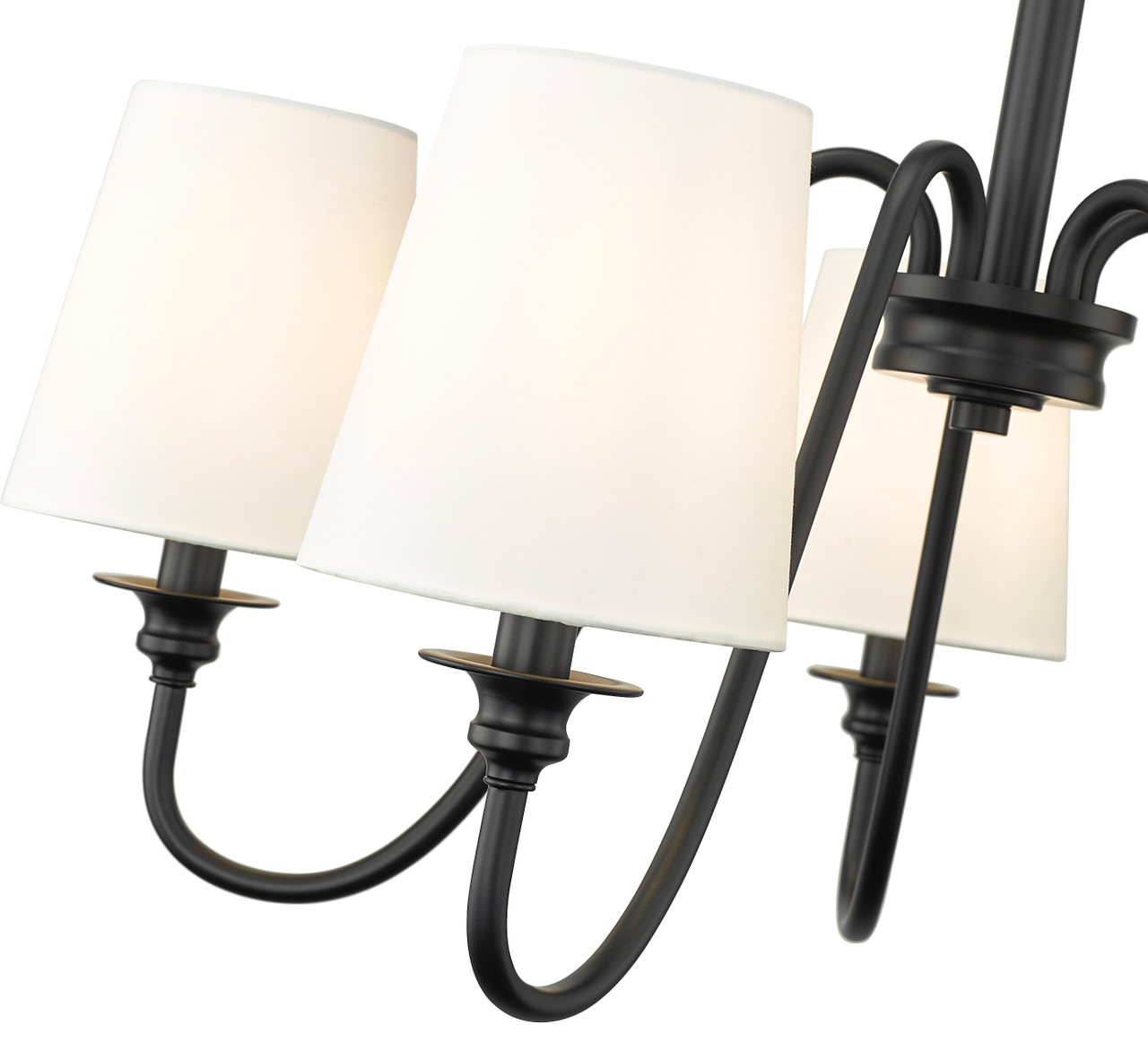 Z-LITE 7509-5-26MB 5 Light Chandelier, Matte Black