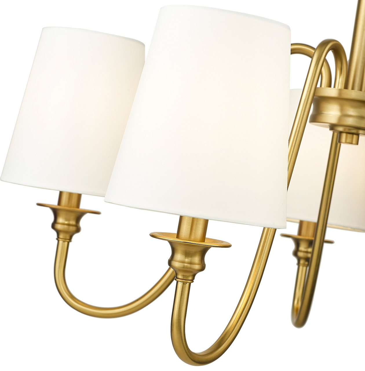 Z-LITE 7509-5-26MGLD 5 Light Chandelier, Modern Gold