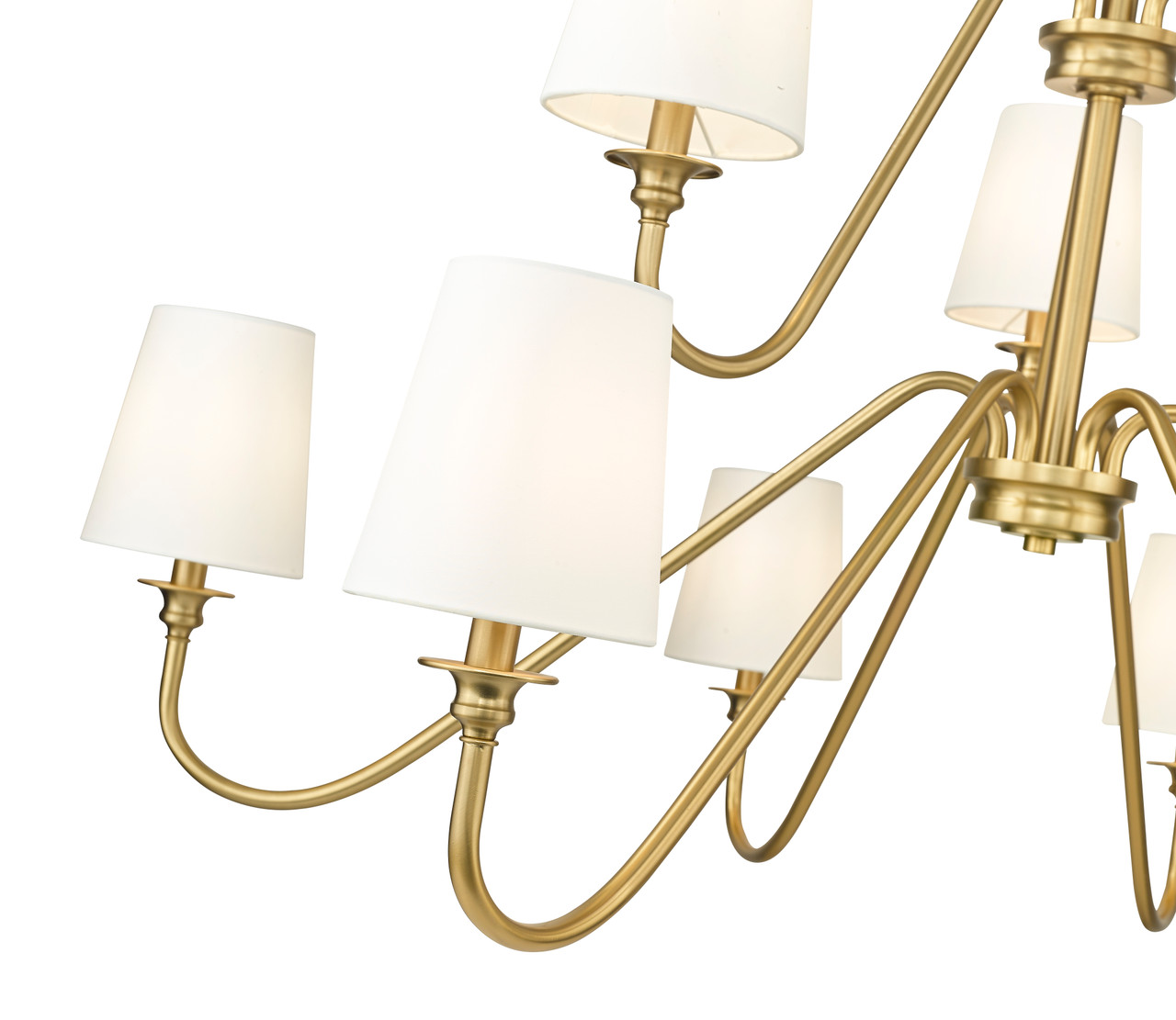 Z-LITE 7509-9-46MGLD 9 Light Chandelier, Modern Gold