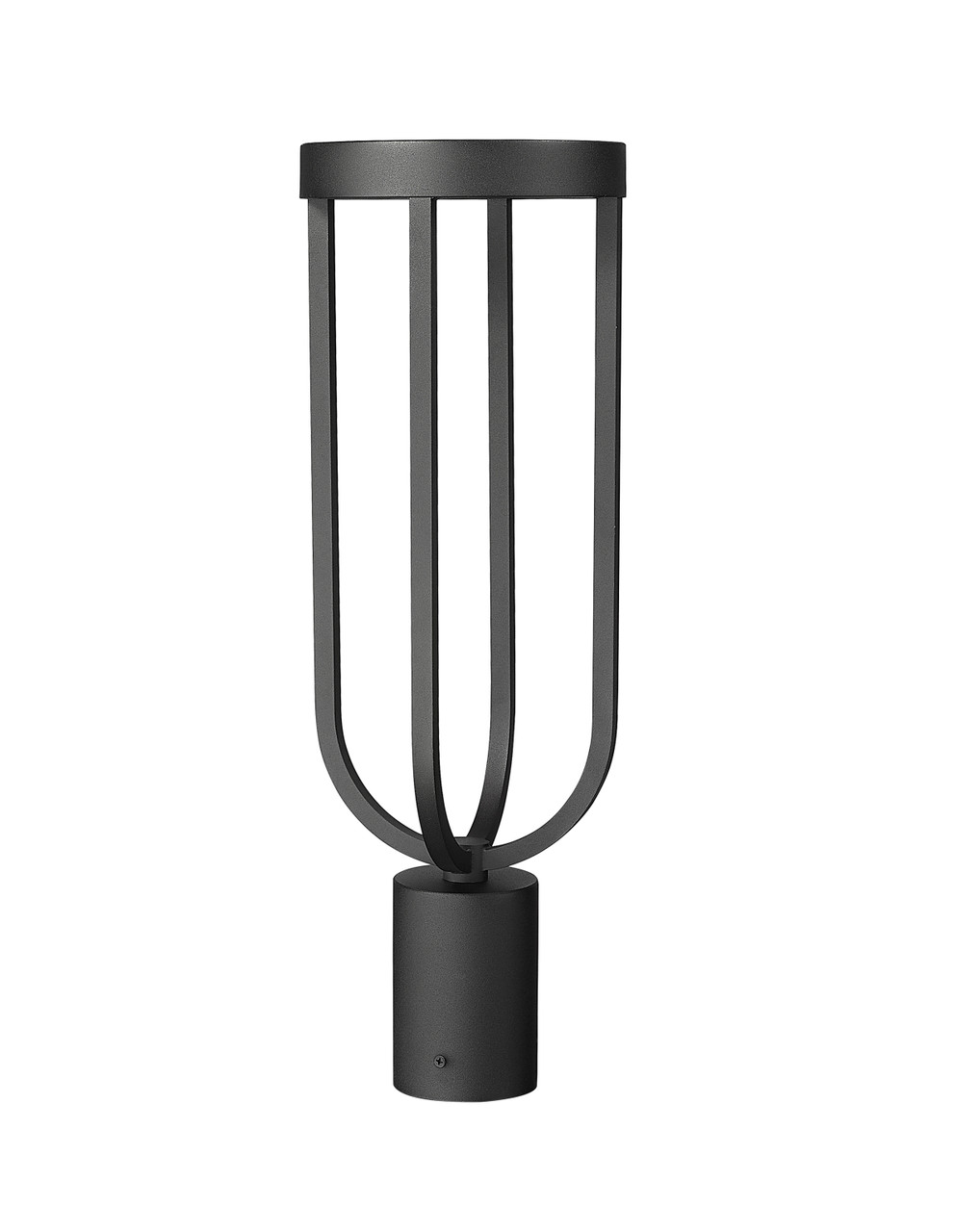 Z-LITE 5005PHM-BK-LED 1 Light Outdoor Post Mount Fixture, Sand Black