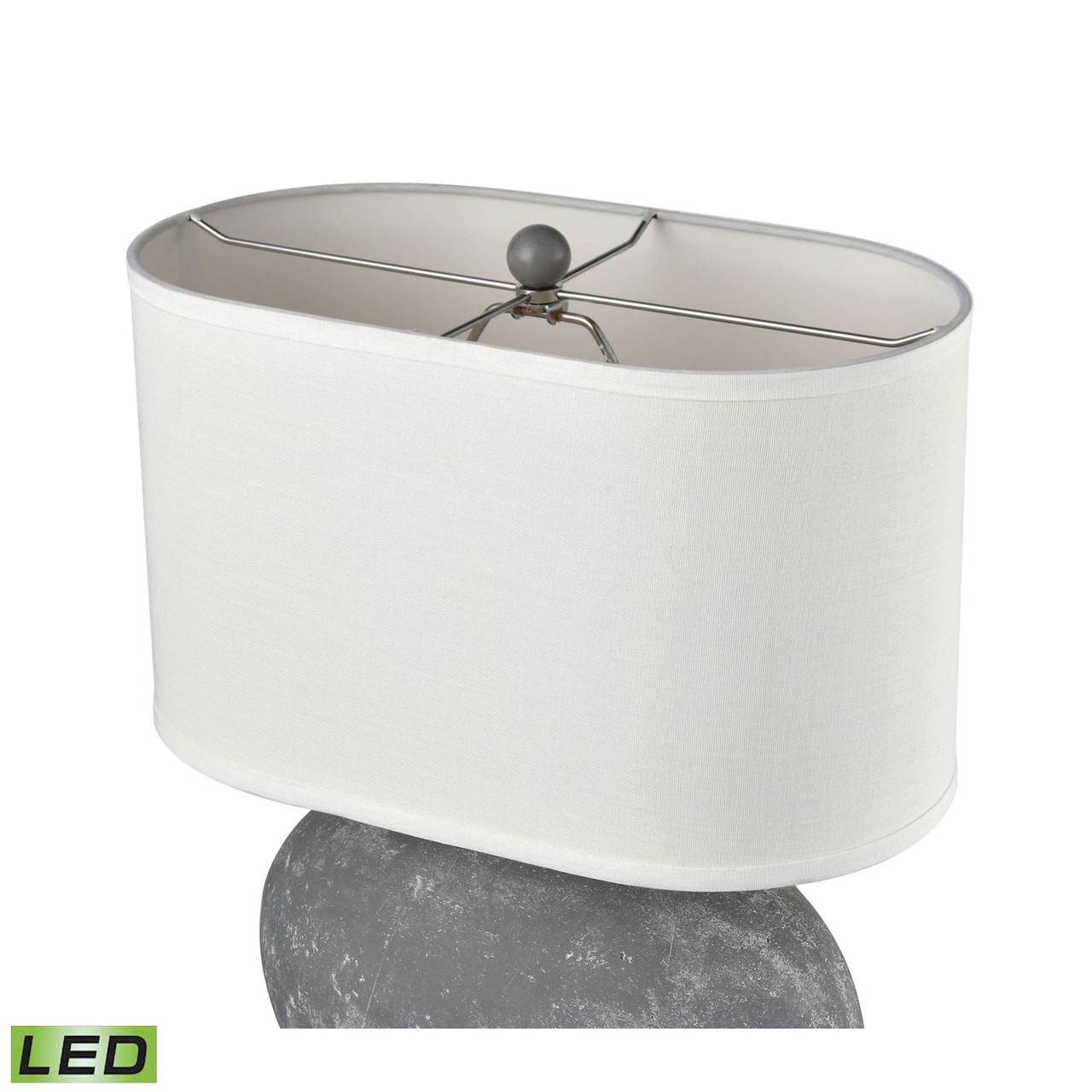 ELK HOME H0019-8053-LED Elin 20'' High 1-Light Table Lamp - Concrete - Includes LED Bulb