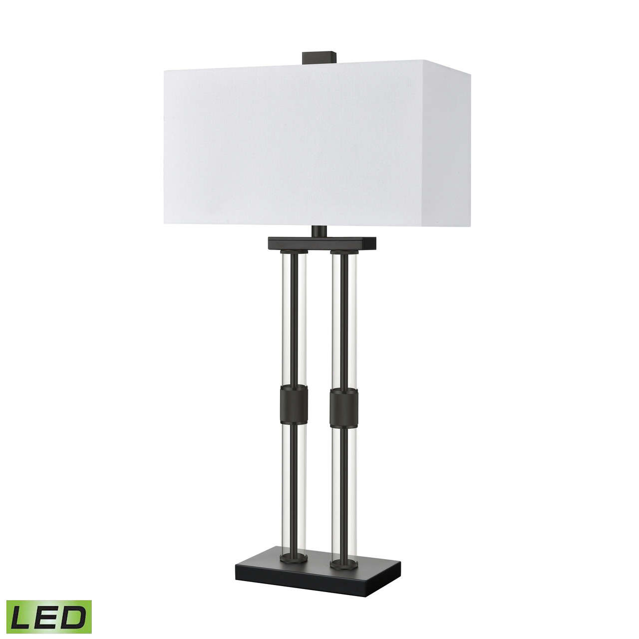 ELK HOME H0019-9568-LED Roseden Court 34'' High 1-Light Table Lamp - Matte Black - Includes LED Bulb