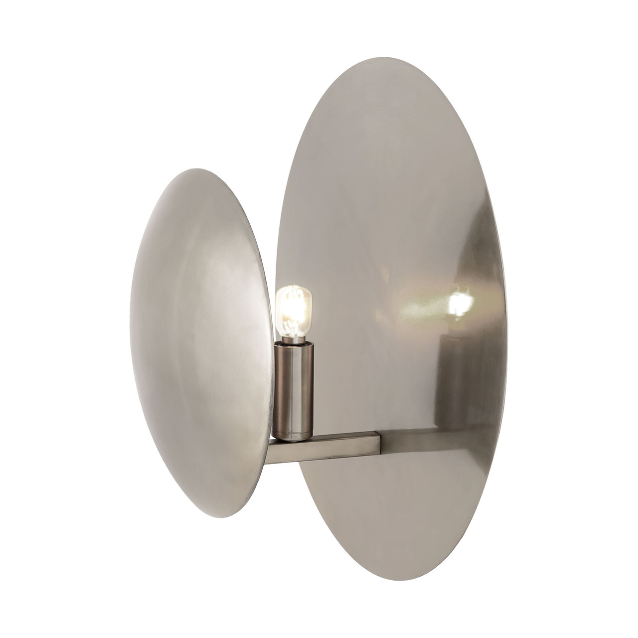 ELK HOME H0808-7567 Lorens 12.5'' High 1-Light Sconce - Polished Nickel