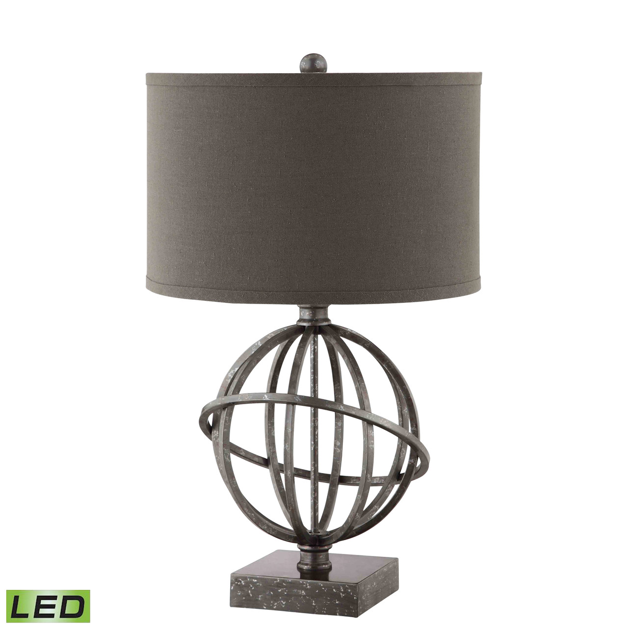 ELK HOME 99616-LED Lichfield 25.25'' High 1-Light Table Lamp - Pewter - Includes LED Bulb