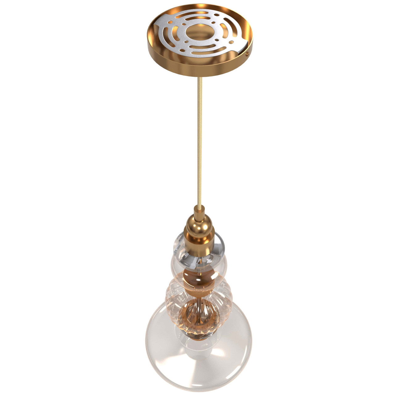 AVENUE LIGHTING HF7901-AB PENDANT, AGED BRASS