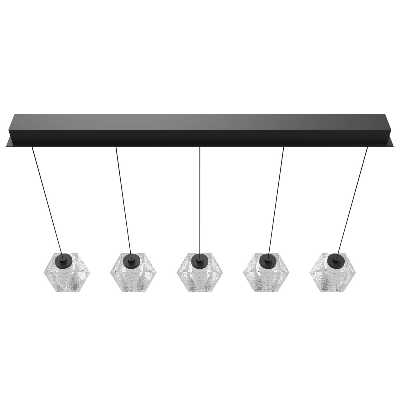 AVENUE LIGHTING HF3955-BK 5-Light Multi-Light Pendant, BLACK
