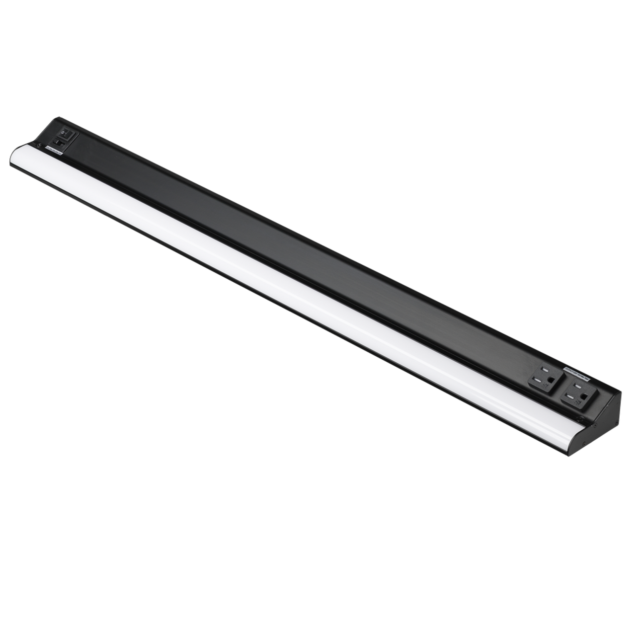 AMERICAN LIGHTING UCR-5CCT-40-BK Undercab with receptacle