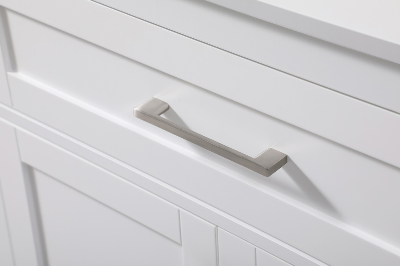 ELEGANT KITCHEN AND BATH SC013030WH 30 Inch Wide Bathroom Storage Freestanding Cabinet In White ELEGANT KITCHEN AND BATH SC013030WH 30 Inch Wide Bathroom Storage Freestanding Cabinet In White