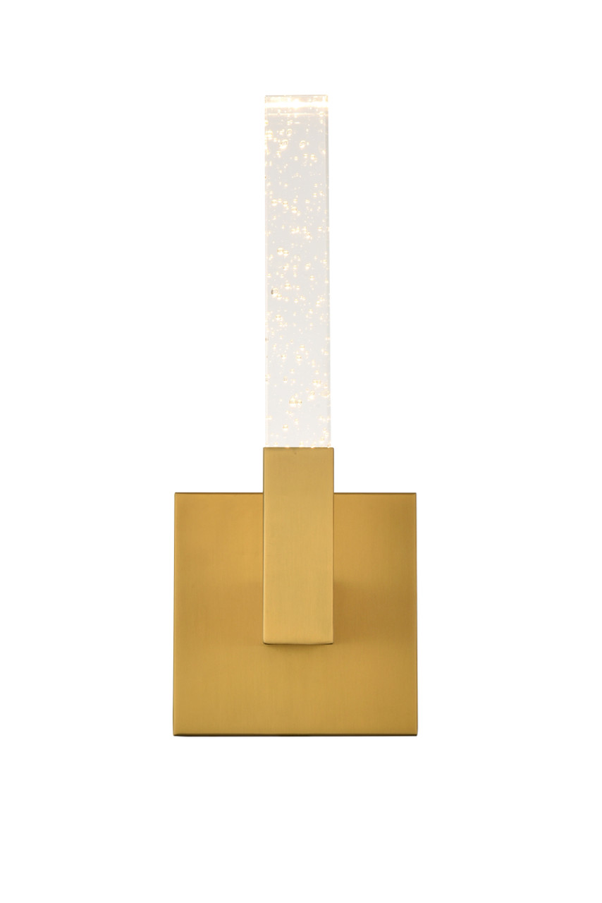 ELEGANT LIGHTING 1030W6SG Noemi 6 inch Adjustable LED Wall Sconce in Satin Gold