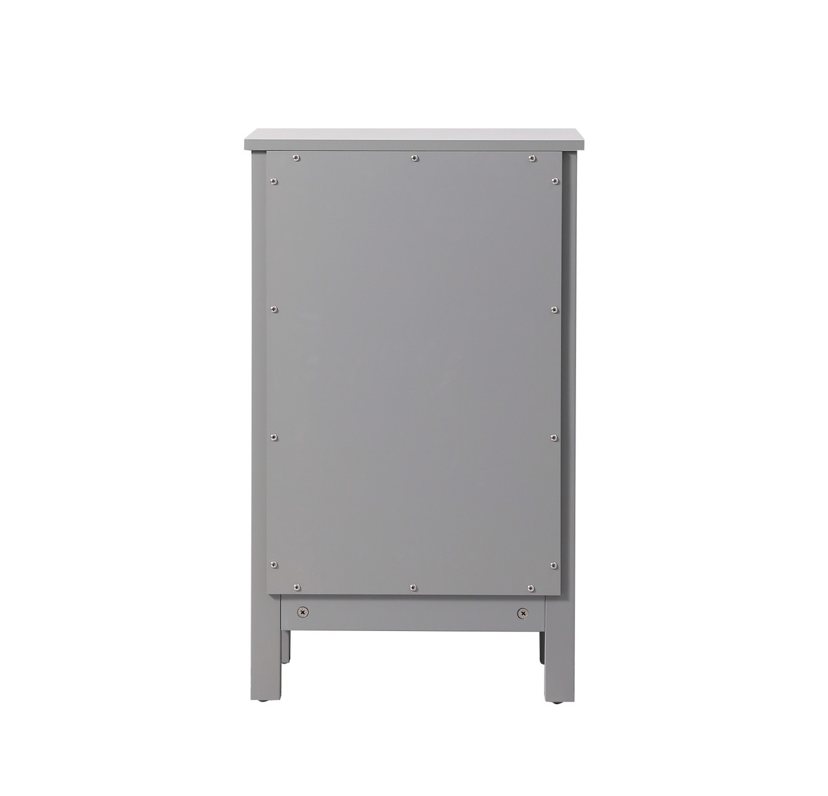ELEGANT KITCHEN AND BATH SC011830GR 18 Inch Wide Bathroom Storage Freedstanding Cabinet In Grey