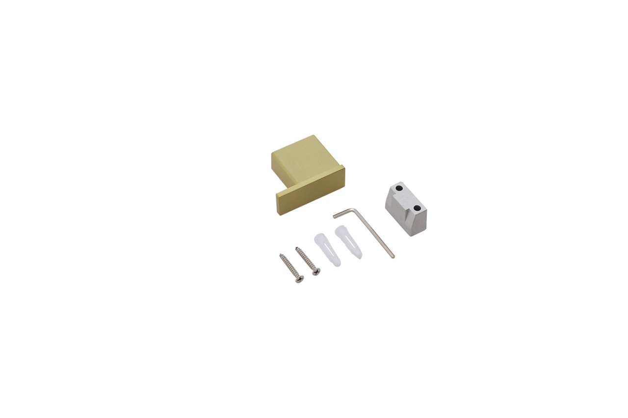 ELEGANT KITCHEN AND BATH HWB-13S4BGD Sofia 4-Piece Bathroom Hardware Set in Brushed Gold
