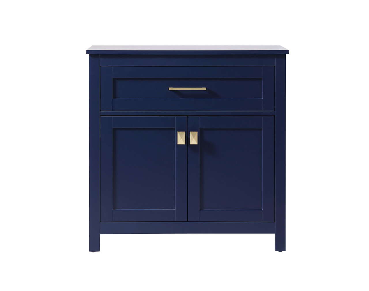 ELEGANT KITCHEN AND BATH SC013030BL 30 Inch Wide Bathroom Storage Freestanding Cabinet In Blue ELEGANT KITCHEN AND BATH SC013030BL 30 Inch Wide Bathroom Storage Freestanding Cabinet In Blue