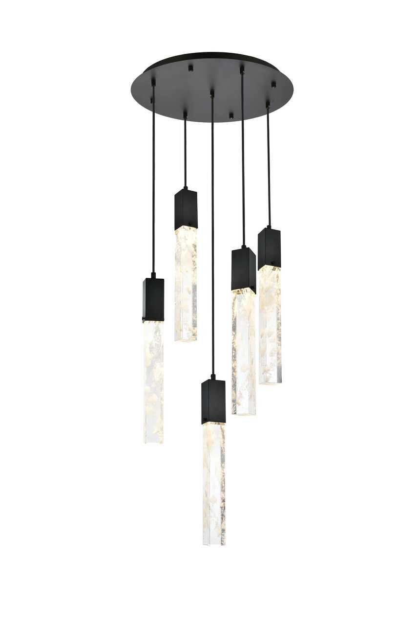 ELEGANT LIGHTING 2089D20C Aurora 20 inch Chandelier in Chrome