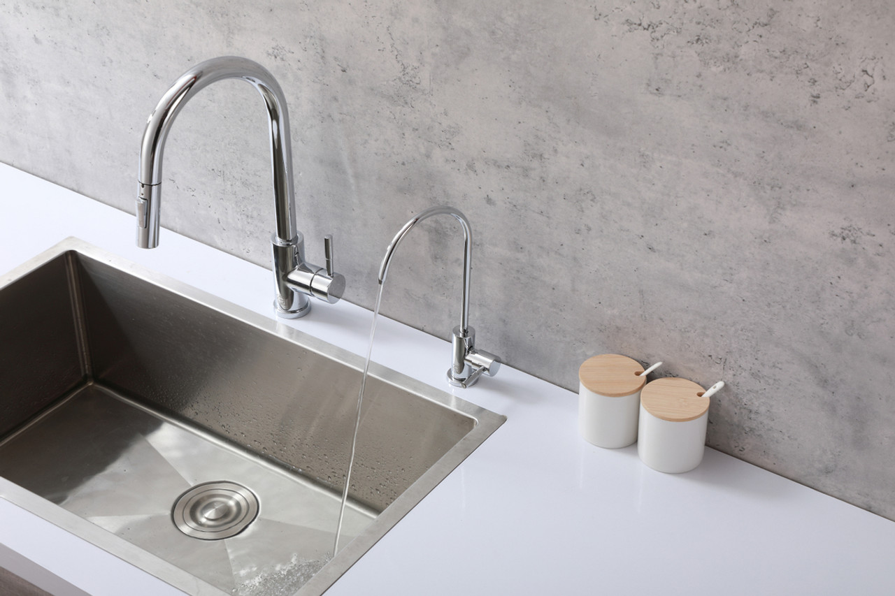 ELEGANT KITCHEN AND BATH FAK-303PCH Rian Single Handle Cold Water Dispenser in Chrome