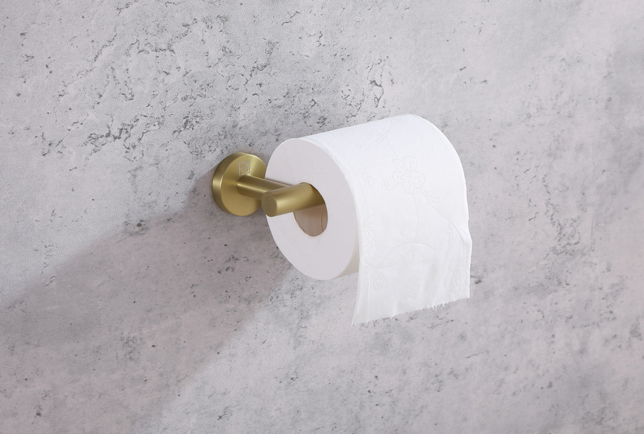ELEGANT KITCHEN AND BATH HWB-11S3RBGD Alma 3-Piece Bathroom Hardware Set in Brushed Gold