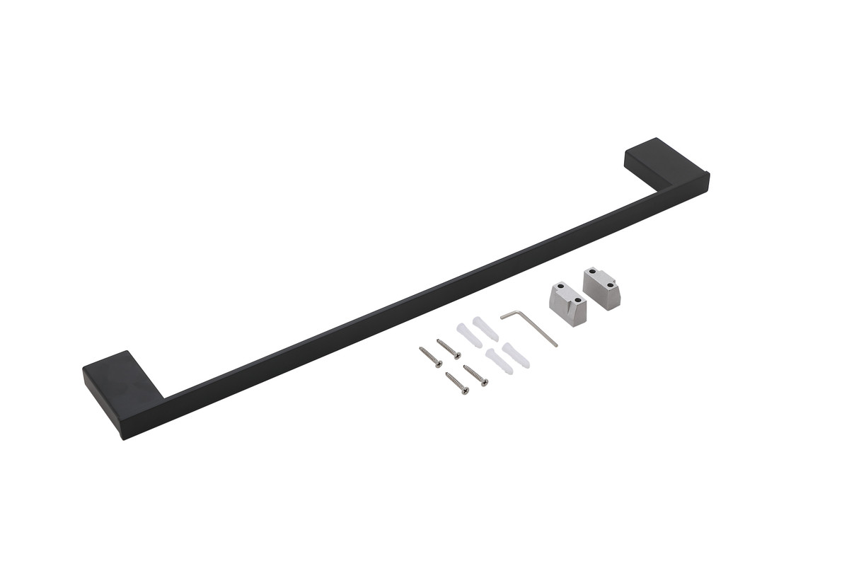 ELEGANT KITCHEN AND BATH HWB-13S2MBK Sofia 2-Piece Bathroom Hardware Set in Matte Black